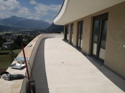 Sandstein auf Terrasse