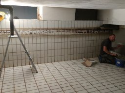 Reparaturarbeiten unter erschwerten Bedingungen